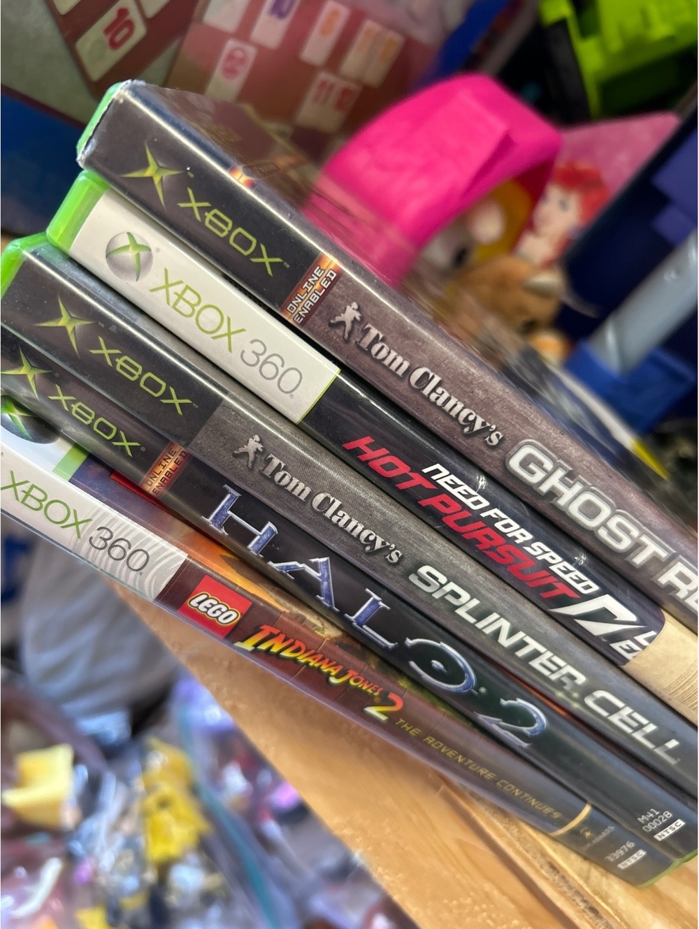 Xbox and Xbox 360 Game Bundle - Ghost Recon, Need for Speed Hot Pursuit, Spliter